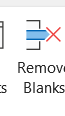 Remove Blanks Icon